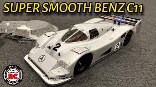 E200: Let’s Drive it! Raw Race Footage Of Tamiya’s Mercedes Benz C11 2022 Release.