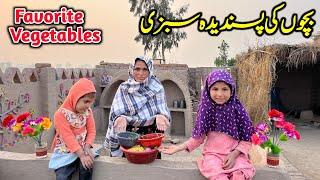 Bacho ki favourite sabzi winter routine mud house life