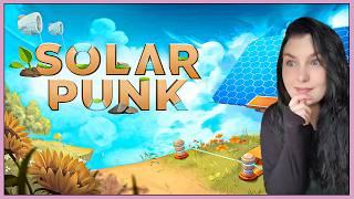 This NEW Survival Game is so Cute! - Solarpunk Gameplay