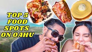 5 BEST Food Spots in Oahu | What to eat in Oahu - FOOD TOUR 2023