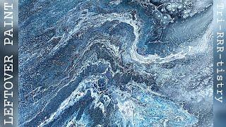 LEFTOVER PAINT Flip Cup | Fluid Art | How to store and use LOP |