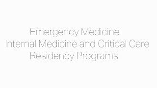 Emergency Medicine, Internal Medicine, and Critical Care Residency Programs – UMMC