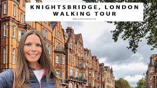 KNIGHTSBRIDGE WALK | Harrods | Sloane Street | Beauchamp Place | Shopping | Squares | Mews | Cafes