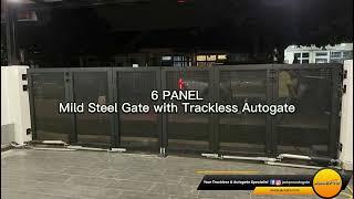 6 Panel Tri-Fold Trackless Autogate for Mild Steel Gate