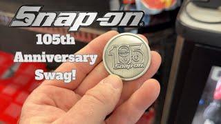Snap On 105th Anniversary Items Showing Up On The Tool Truck