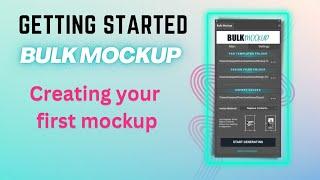 Create your first mockup using Bulk Mockup Photoshop Plugin | Getting Started with Bulk Mockup