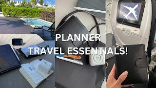 Planner Travel Essentials & Tips! Planner items I brought + How I planned for vacation!