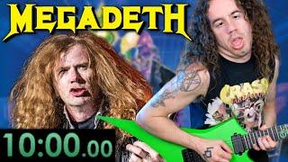 Can I Make An Entre MEGADETH Song In Only 10 MINS? (Speedrun)