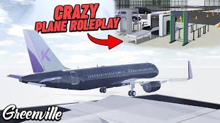 I FLEW ON A PLANE IN GREENVILLE!! || ROBLOX - Greenville Roleplay