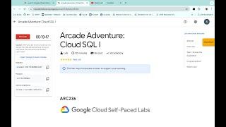 Arcade Adventure: Cloud SQL I #qwiklabs | #ARC236 | [With Explanation️]