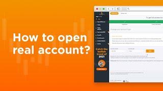 How to open real account? | AMarkets