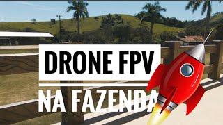 Voo de Drone FPV na fazenda Bela Vista