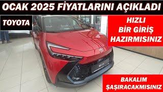 TOYOTA OCAK 2025 FİYATLARINI AÇIKLADI|HAZIRMISINIZ BAŞLIYOR ŞAŞIRACAKMISINIZ?