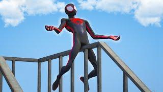 GTA 5 SPIDERMAN x MILES MORALES Ragdolls Compilation Episode 09 (Euphoria Physcis Showcase)