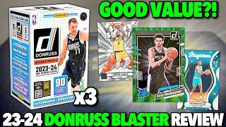 DONRUSS RETAIL IS GOOD VALUE?!  2023-24 Panini Donruss Basketball Retail Value Blaster Box Review
