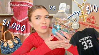 SHOPPING SPREE VLOG ️ (THRIFT FINDS vs $$$ SPLURGES)