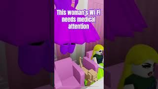 Get an er for this girls wifi #roblox