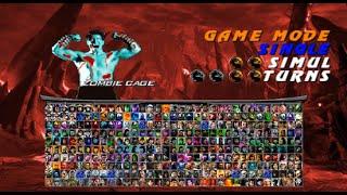 Mortal Kombat Fight 2024 - ZOMBIE CAGE Gameplay Playthrough