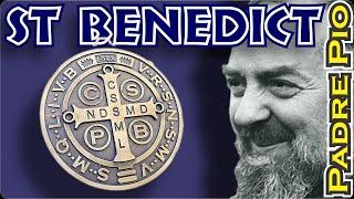 Exorcism with Padre Pio and St Benedict.