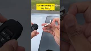 How to unlock vehicle with a dead key fob #autoinfo #emergency