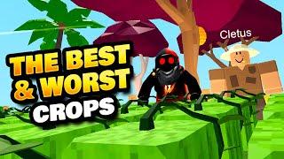 Every Crop from Worst to Best in Roblox Islands