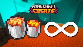 Minecraft Create Mod Infinite Lava Guide | 3zkMC
