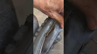 Bike Tire - Side Blowout #bicyclerepair