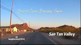 4K Roadscapes: Neighborhood Drive | San Tan Valley, AZ