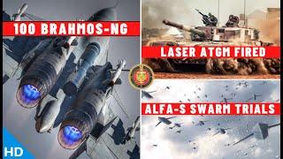 Indian Defence Updates : 100 Brahmos-NG,Laser ATGM Test,ALFA-S Trial,HLFT-42 Export,LUV to Maldives