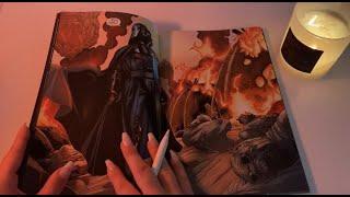 Star Wars Comic Book ASMR- Darth Vader Part 1- read through and page flipping- soft whispered