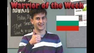 GHW Warrior of the Week - Peter Georgiev Dimitrov from Bulgaria