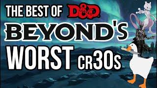 The WORST Rated CR30 Homebrew Monsters