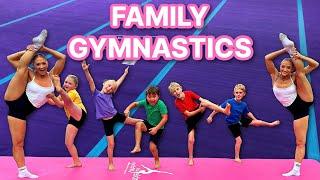 Family Acro Gymnastics challenge!‍️‍️