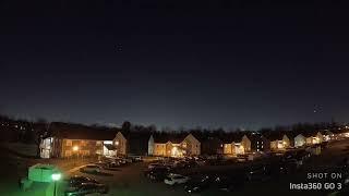 Timelapse video shows possible drones flying over Florham Park, N.J.