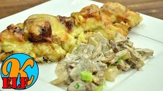 #148 Ofen Schnitzel Hawaii überbacken mit Champignons und Salbei | Kanal-ELF Rezepte