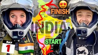 1 Motorcycling INDIA  THE ADVENTURE BEGINS!