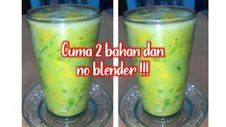 RESEP ES ALPUKAT KOCOK SUSU YANG SUPER GAMPANG BANGET (NO BLENDER) !!