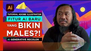 Tutorial Adobe Illustrator AI generative color untuk microstocker