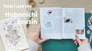 how i use my hobonichi cousin  monthly, weekly and daily pages