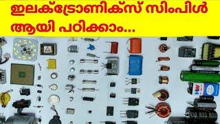 All Electronic Components | Basic Electronics malayalam | Simple electronics #electronics