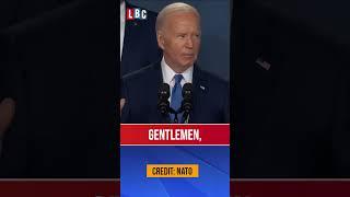 Joe Biden accidentally calls Zelenskyy "President Putin" | LBC