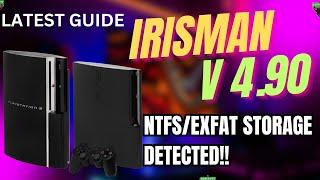 IRISMAN 4.90 TUTORIAL || Expert guide to PS3 NTFS/EXFAT detection!