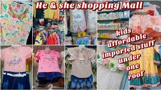 Kids eid shopping, He & she shopping Mall #affordablekidsclothes #newborn