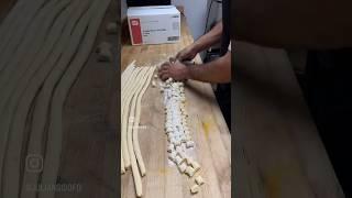 Techno + Pasta Making ! #gnocchi #pasta #techno