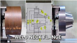 Weld Neck Flange | Manifold pipe, entry | CNC Machining | Repair Shop