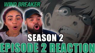 KAJI BRINGS OUT THE BEAST! | Wind Breaker Season 2 Episode 2 Reaction