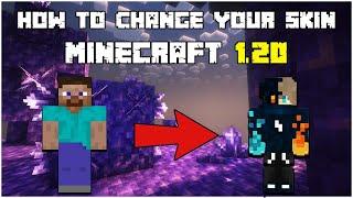 How To Change Your Minecraft Skin in Minecraft 1.20.6!