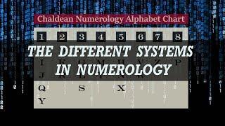 Numerology - The Four Different Systems - Chaldean, Kabbalah, Vedic, Pythagorean