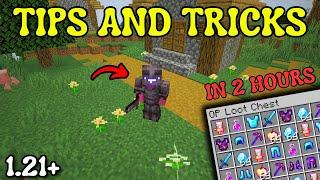 BEST SURVIVAL TIPS AND TRICKS FOR MINECRAFT 1.21 [IN HINDI]