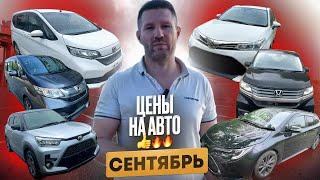 ОБЗОР ЦЕН НА АВТО️СЕНТЯБРЬ 2024️Freed️Stepwagon️Fielder️Raize️Corolla️N-WGN